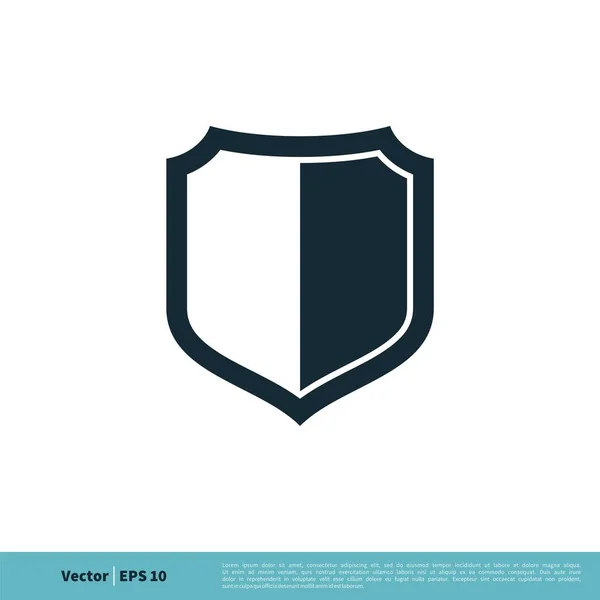 Seguridad Simple Icono Vectorial Aislado Sobre Fondo Blanco — Vector de stock