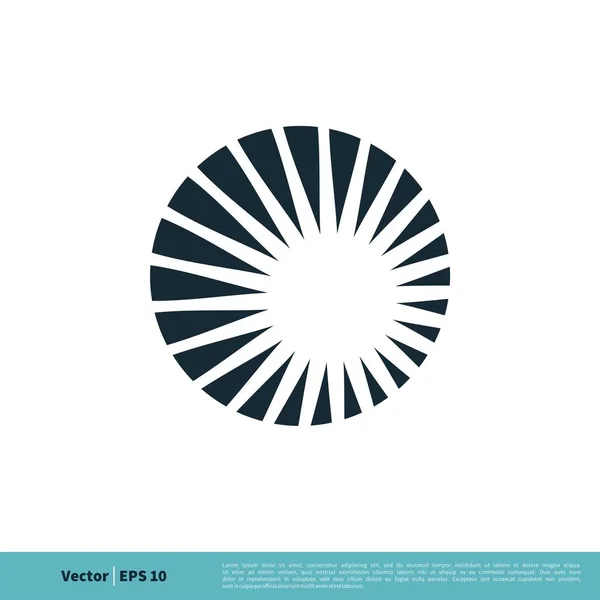 Ornament Einfaches Vektorsymbol Isoliert Auf Weißem Hintergrund — Stockvektor