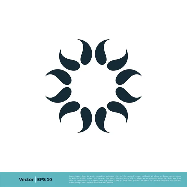 花卉装饰标志标志模板 — 图库矢量图片