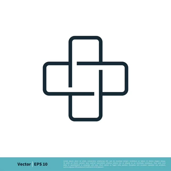 Medicine Simple Vector Icon Isolated White Background — Stock Vector