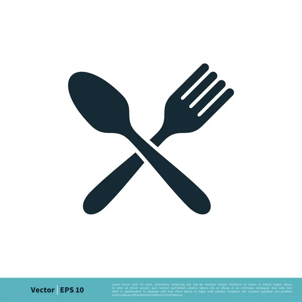 Alimentos Icono Vector Simple Aislado Sobre Fondo Blanco — Vector de stock