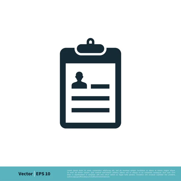 Documento Simple Icono Vectorial Aislado Sobre Fondo Blanco — Vector de stock