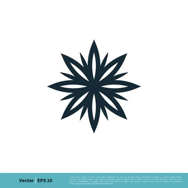 Stern Einfaches Vektor Symbol Isoliert Auf Weißem Hintergrund — Stockvektor