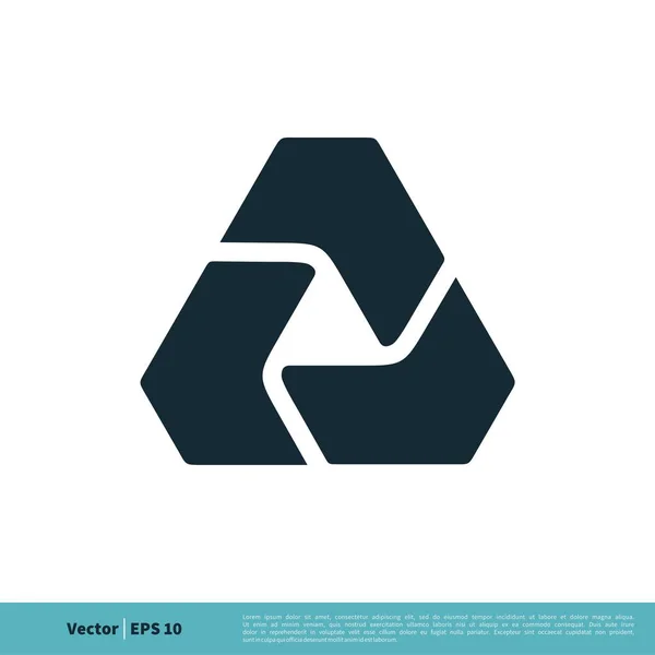 Logo Icono Vector Simple Aislado Sobre Fondo Blanco — Vector de stock