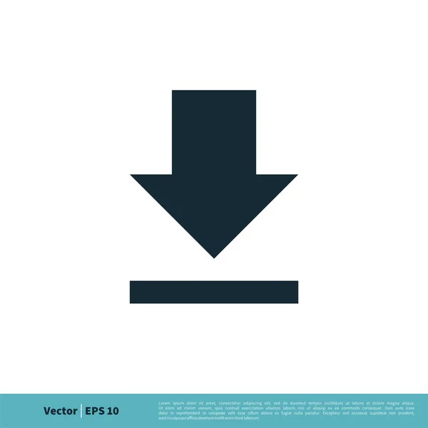 Icono Vector Simple Aislado Sobre Fondo Blanco — Vector de stock