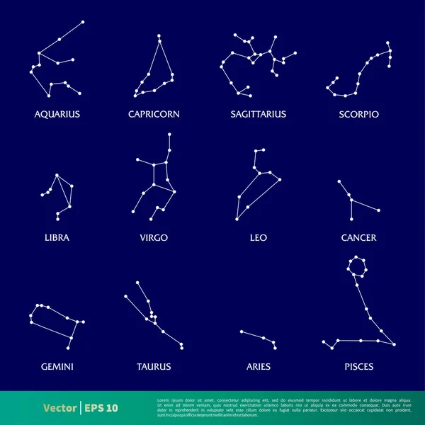 Summer Constellations on chalkboard — Stock Vector © kytalpa #15837907
