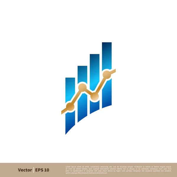 Financiar Icono Vector Simple Aislado Sobre Fondo Blanco — Vector de stock