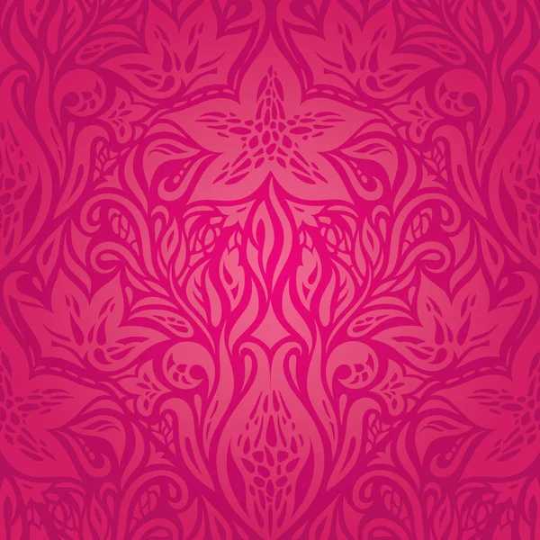 Plantilla Diseño Fondo Pantalla Patrón Vector Rojo Floral Navidad Retro Gráficos Vectoriales