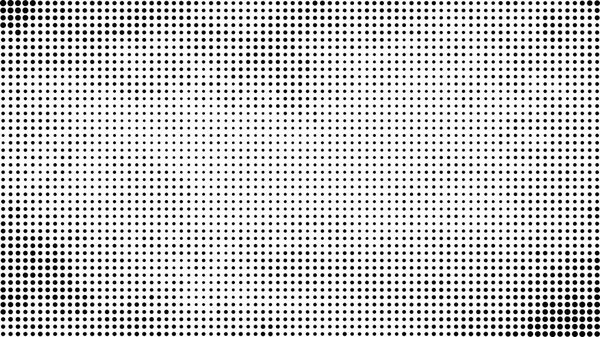 Половина Точечного Фона Половинчатый Векторный Эффект Круговые Точки Изолированы Белом — стоковый вектор