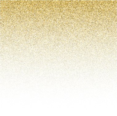 Noktalı arka plan tasarımınız için gösteriyor. Parlak etkisi vektör. Beyaz arka plan üzerinde izole altın nokta deseni. Vektör soyut altın glitter tasarım öğesi.