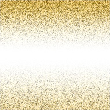 Noktalı arka plan tasarımınız için gösteriyor. Parlak etkisi vektör. Beyaz arka plan üzerinde izole altın nokta deseni. Vektör soyut altın glitter tasarım öğesi.