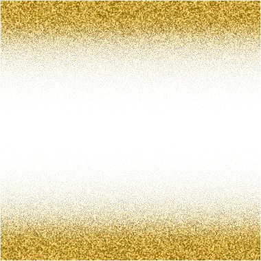 Noktalı arka plan tasarımınız için gösteriyor. Parlak etkisi vektör. Beyaz arka plan üzerinde izole altın nokta deseni. Vektör soyut altın glitter tasarım öğesi.