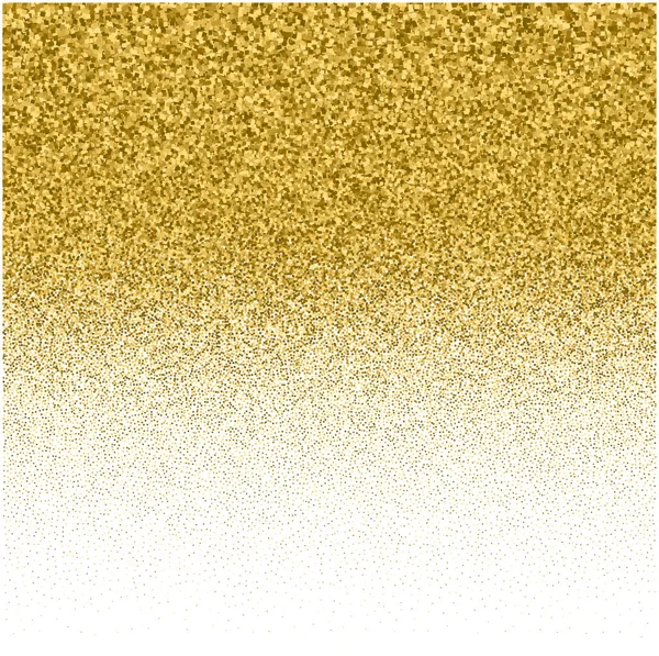 Noktalı arka plan tasarımınız için gösteriyor. Parlak etkisi vektör. Beyaz arka plan üzerinde izole altın nokta deseni. Vektör soyut altın glitter tasarım öğesi.