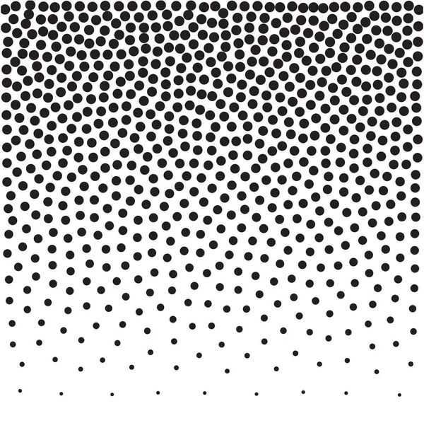 Yarı ton noktalı arka plan benekli. Etkisi vektör desen noktalarla. Beyaz arka plan üzerinde izole kaotik daire noktalar.