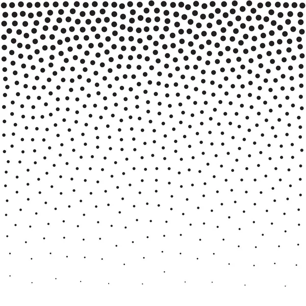 Halftone Stippled Dotted Background Stipple Effect Vector Pattern Chaotic Circle — Stock Vector