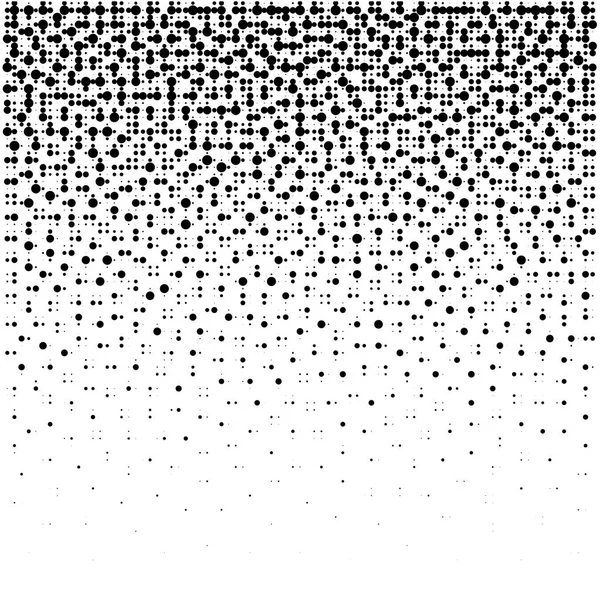 半色调虚线背景 点状矢量图案 在白色背景上孤立的混沌圆点 — 图库矢量图片