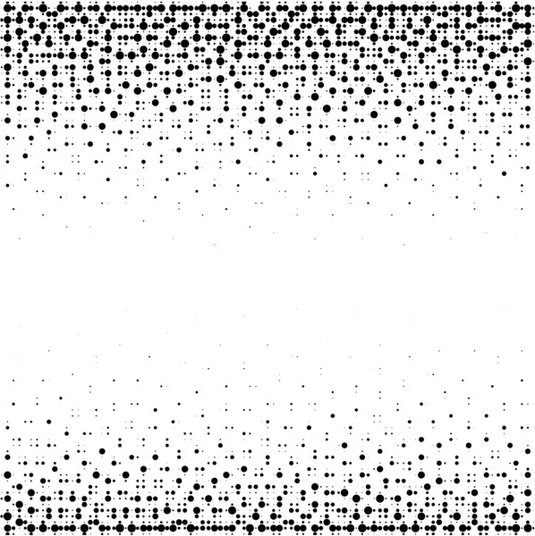 Половина Точечного Фона Точечный Векторный Рисунок Хаотические Точки Круга Изолированы — стоковый вектор