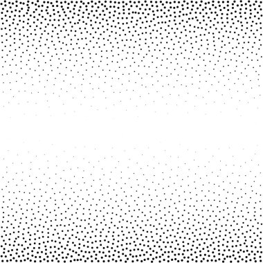  Noktalı resim arka plan noktalı. Noktalı vektör desen. Beyaz arka plan üzerinde izole kaotik daire noktalar. Dikişsiz asimetrik desen