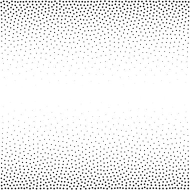  Noktalı resim arka plan noktalı. Noktalı vektör desen. Beyaz arka plan üzerinde izole kaotik daire noktalar. Dikişsiz asimetrik desen
