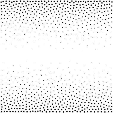  Noktalı resim arka plan noktalı. Noktalı vektör desen. Beyaz arka plan üzerinde izole kaotik daire noktalar. Dikişsiz asimetrik desen