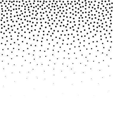  Noktalı resim arka plan noktalı. Noktalı vektör desen. Beyaz arka plan üzerinde izole kaotik daire noktalar. Dikişsiz asimetrik desen