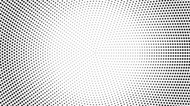 Noktalı resim arka plan noktalı. Noktalı resim efekti vektör desen. Beyaz arka plan üzerinde izole daire noktalar.