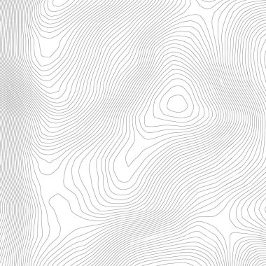 Topografik soyut dağılımı harita arka plan. Yükseklik haritası. İçi boş eğri anahat. Topolojik harita vektör. Coğrafya ve topografya vektör çizim planı.