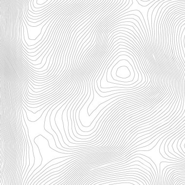 Topographic abstract contour map  background. Elevation map. Hollow curved outline. Topological map vector.Geography and topography vector illustration plan. clipart