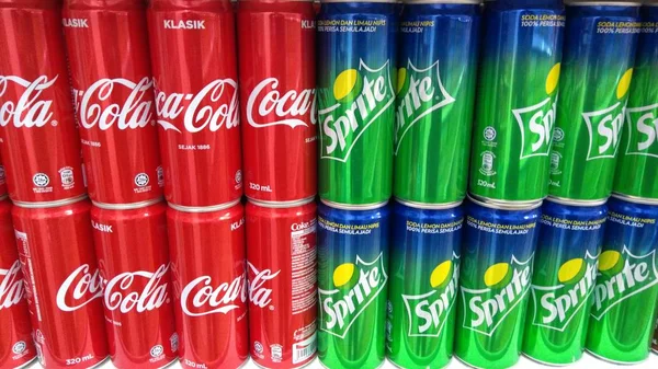 Кланг Малайзія Жовтня 2018 Рядок Або Рядок Coca Cola Негазована — стокове фото