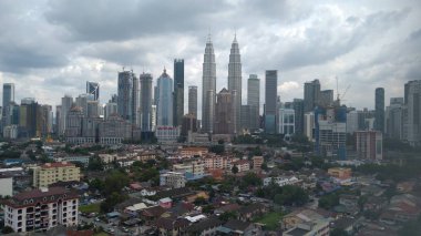 Kuala Lumpur, Malezya - 2 Kasım 2018: Güzel cityscape görünümü merkezinin kuala lumpur, Malezya.