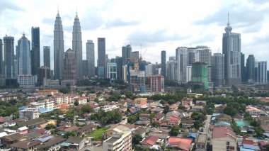 Kuala Lumpur, Malezya - 2 Kasım 2018: Güzel cityscape görünümü merkezinin kuala lumpur, Malezya.