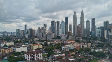 Kuala Lumpur, Malezya - 2 Kasım 2018: Güzel cityscape görünümü merkezinin kuala lumpur, Malezya.