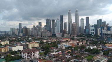 Kuala Lumpur, Malezya - 2 Kasım 2018: Güzel cityscape görünümü merkezinin kuala lumpur, Malezya.