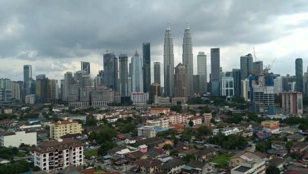 Kuala Lumpur Malaysia Novembro 2018 Bela Vista Horizonte Cidade Kuala — Vídeo de Stock