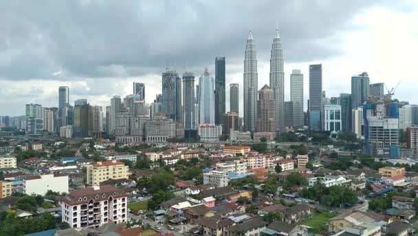 Kuala Lumpur Malezja Listopada 2018 Piękny Widok Panoramę Kuala Lumpur — Wideo stockowe