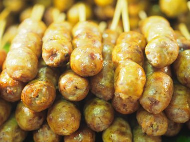 Bir sosis Tay Delicious 