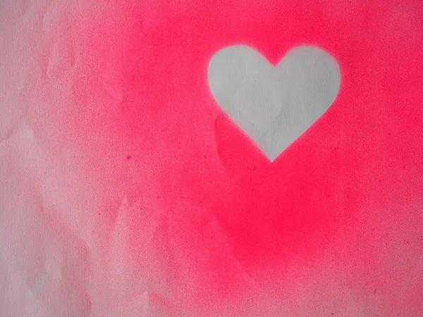 Valentine Love Červený Symbol Srdce — Stock fotografie