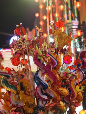 Oyuncak dekorasyon Çin yeni yıl Festival Dragon kabarık