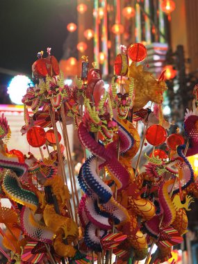 Oyuncak dekorasyon Çin yeni yıl Festival Dragon kabarık