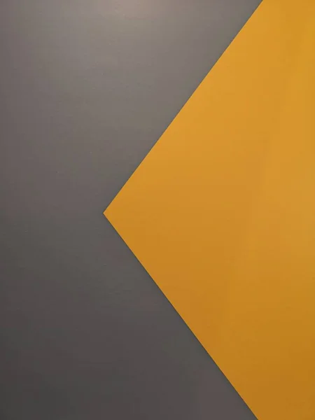 背景のテクスチャ表面の黄色と灰色の壁材塗装 — ストック写真