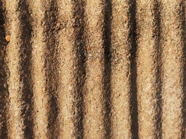 Gölge ve gölge kavisli duvar malzeme çakıl ve çimento mix