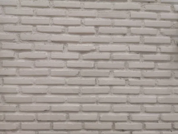 Brick Wall Paint White Color Texture Material Pattern Background — Stock Photo, Image