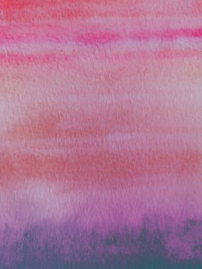 beyaz kağıt üzerinde soyut kırmızı, turuncu, mor suluboya. metin için çizilen sanat el tarafından arka plan sıçrama 