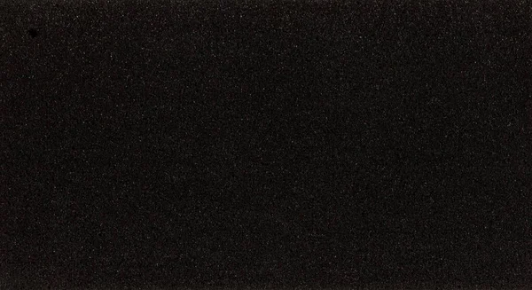 Zwarte Spons Zachte Ruwe Oppervlakte Textuur Materiaal Achtergrond — Stockfoto