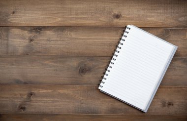 Beyaz kağıt mockup düz lay eski masa üstü ahşap arka plan doku alanı kavramı çalışma alanı office boş Not, Takvim yeni yıl 2019 planı, iş blogger fikir boş metin görünümü listesi