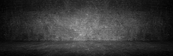 Blank Wide Screen Real Chalkboard Background Texture College Concept Back — Φωτογραφία Αρχείου