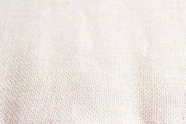 Geri kahverengi kumaş bez doku arka plan metin tasarım için boş alan ile. Temiz sarı bej Hessian çul Yün dokuma pli kavramı krem çuval desen rengi, retro düz pamuk kumaş.