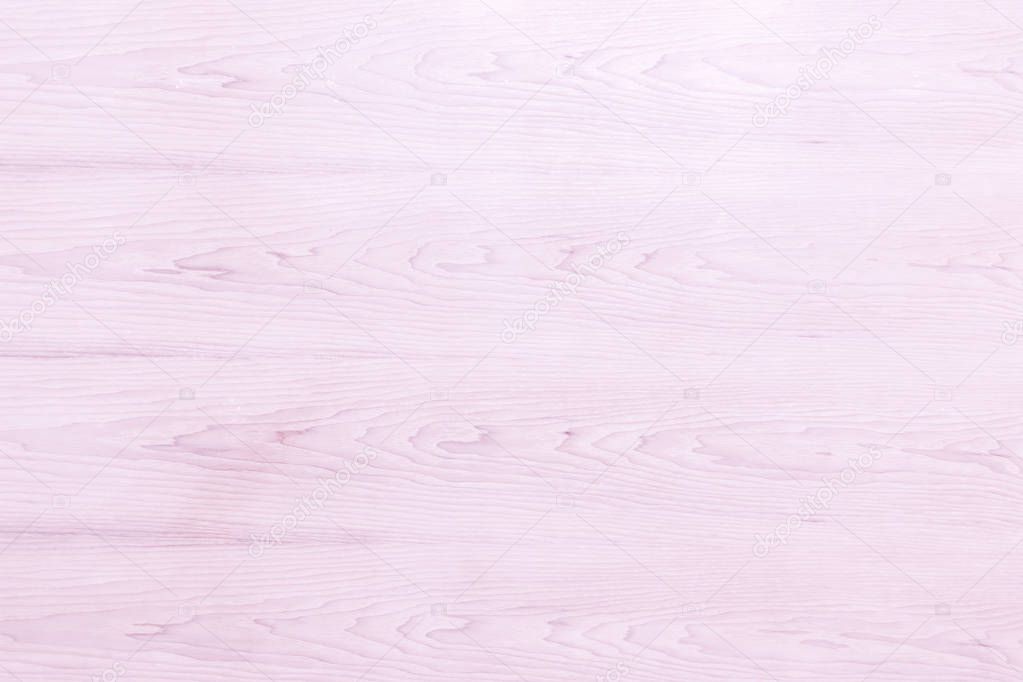 Abstract Pink bright wood texture over white light natural color