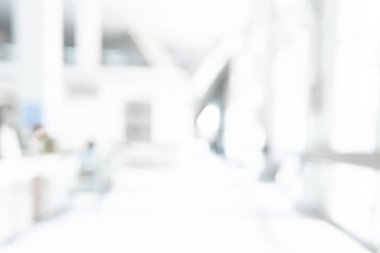 Modern bina arka plan bulanıklık boş boşaltmak uzay eczane gri hastane Hastanesi kavramı oda mavi ofis pencere parlama sale satış temiz temizlik tıbbi ışık