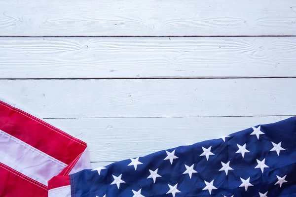 Antik Amerika zászló integetett minta háttér piros kék, fehér — Stock Fotó